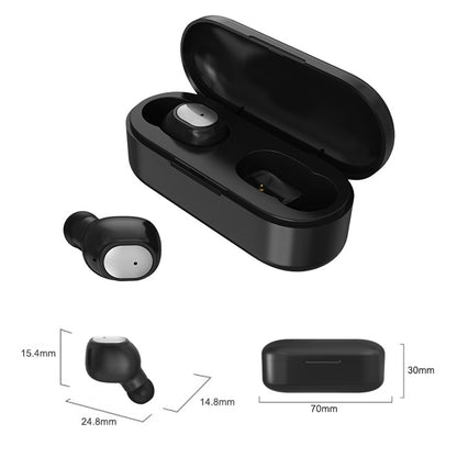 Q2 TWS Bluetooth 5.0 Binaural Stereo Wireless Sports Bluetooth Earphone(Black) - TWS Earphone by buy2fix | Online Shopping UK | buy2fix