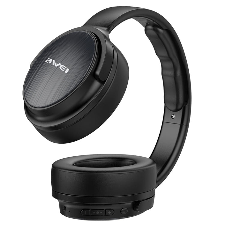 awei A780BL Bluetooth 5.0 Foldable Bass Wireless Bluetooth Headphone with 3.5mm Aux Jack - Headset & Headphone by awei | Online Shopping UK | buy2fix