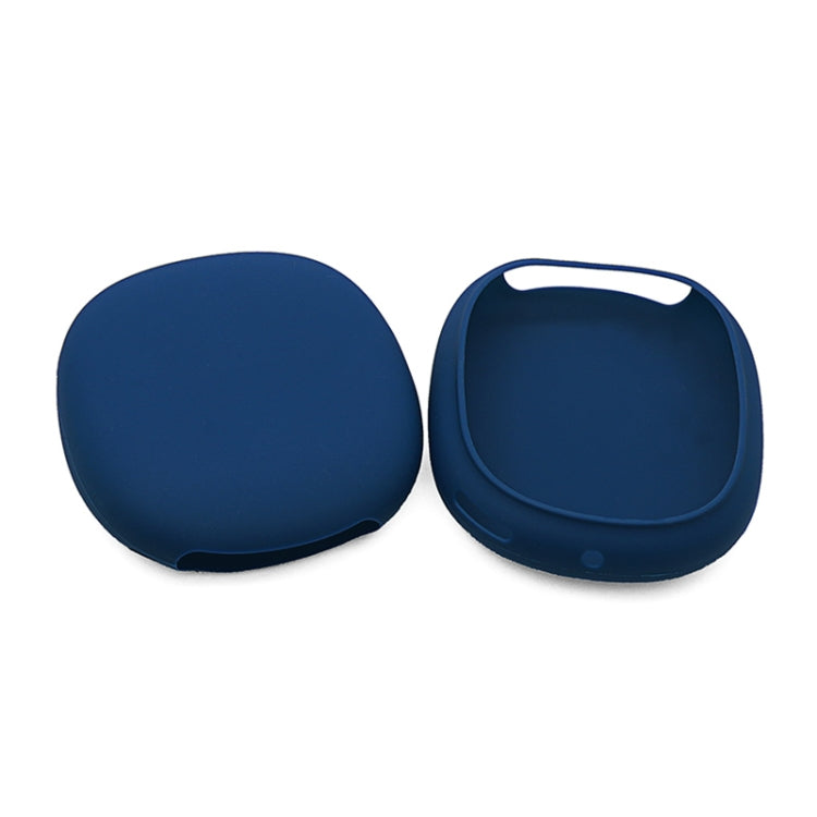 A Pair Full Coverage Anti-scratch Silicone Headphone Protective Case for AirPods Max(Dark Blue) - For AirPods Max by buy2fix | Online Shopping UK | buy2fix