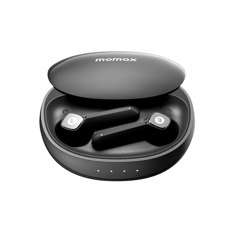 MOMAX Pills Lite3 Small Shell True Wireless Noise Cancelling Bluetooth Earphones(Black) - Bluetooth Earphone by MOMAX | Online Shopping UK | buy2fix