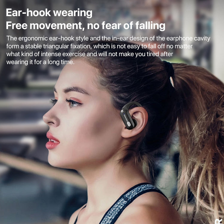 Lenovo Erazer XT60 Pro Bluetooth 5.3 Ear-mounted Sports Wireless Bluetooth Earphone (Black) - Bluetooth Earphone by Lenovo | Online Shopping UK | buy2fix