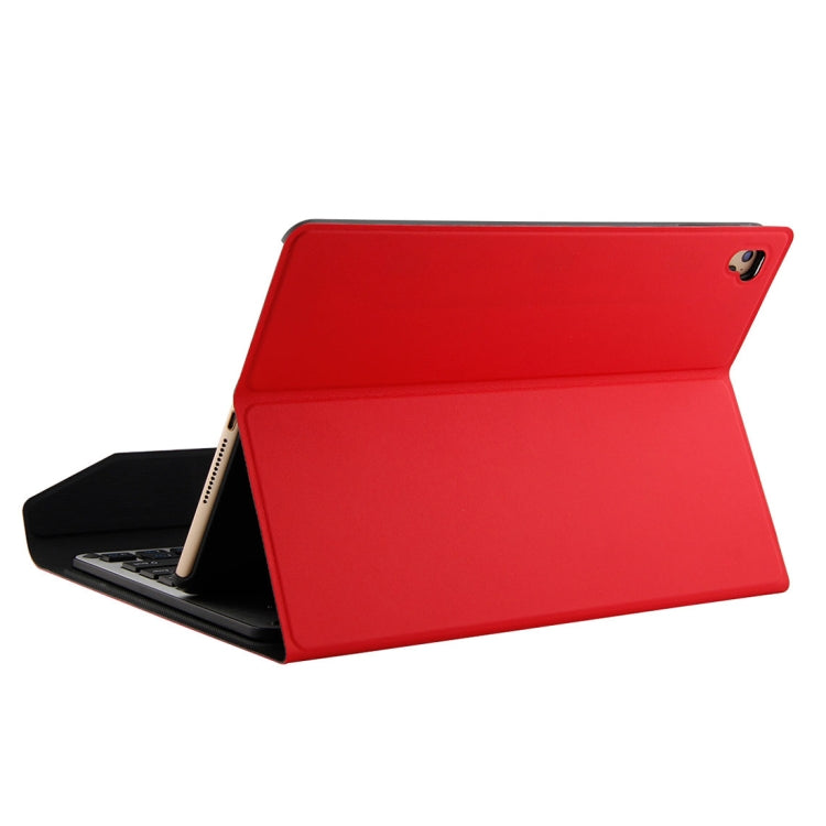 FT-1038B Detachable Bluetooth 3.0 Aluminum Alloy Keyboard + Lambskin Texture Leather Tablet Case for iPad Air / Air 2 / iPad Pro 9.7 inch, with Water Repellent / Three-gear Angle Adjustment / Magnetic / Sleep Function (Red) - For iPad Pro by buy2fix | Online Shopping UK | buy2fix