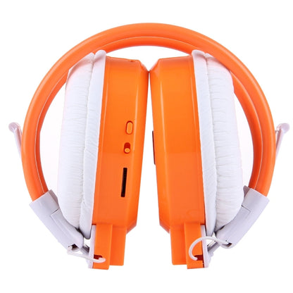 SH-S1 Folding Stereo HiFi Wireless Sports Headphone Headset with LCD Screen to Display Track Information & SD / TF Card, For Smart Phones & iPad & Laptop & Notebook & MP3 or Other Audio Devices(Orange) - Headset & Headphone by buy2fix | Online Shopping UK | buy2fix