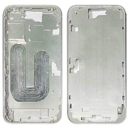 For iPhone 16 Plus Middle Frame Bezel Plate (Silver) -  by buy2fix | Online Shopping UK | buy2fix