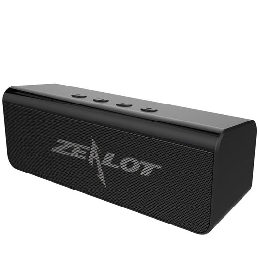 ZEALOT S31 10W 3D HiFi Stereo Wireless Bluetooth Speaker, Support Hands-free / USB / AUX / TF Card(Black) - Desktop Speaker by ZEALOT | Online Shopping UK | buy2fix