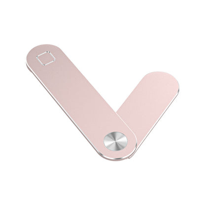 R-JUST SJ05-3 Multi-function Laptop Magnetic Expanded Metal Holder (Pink) - Hand-Sticking Bracket by R-JUST | Online Shopping UK | buy2fix