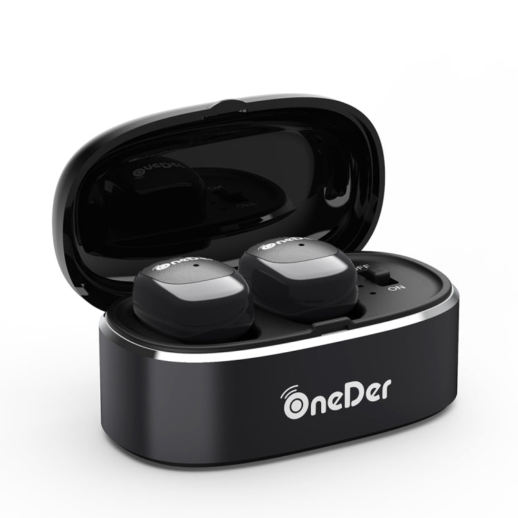 Oneder W11 True TWS Wireless Bluetooth Earphones Earbuds Stereo Headset(Black) - TWS Earphone by OneDer | Online Shopping UK | buy2fix