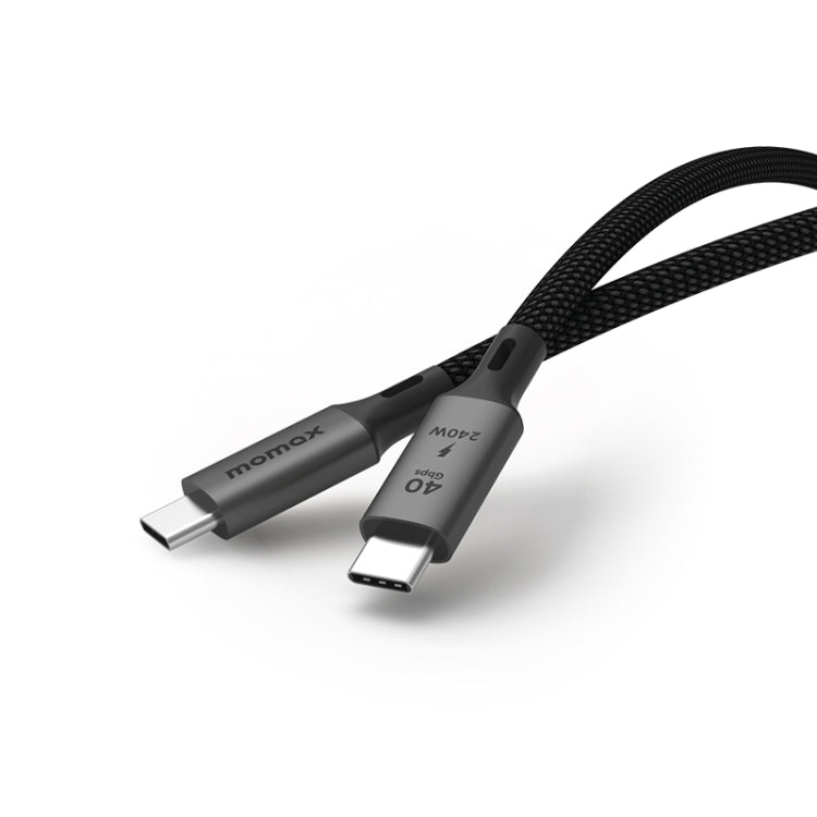 MOMAX DC39 1m USB4.0 USB-C / Type-C to USB-C / Type-C 240W Braided Data Sync Charge Cable - USB-C & Type-C Cable by MOMAX | Online Shopping UK | buy2fix
