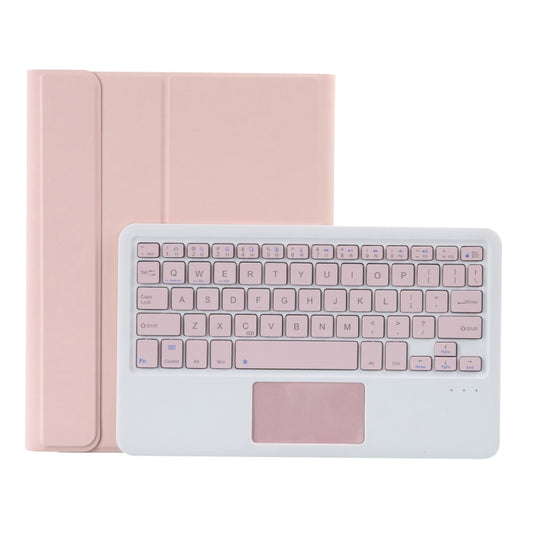 YT11B-A Detachable Candy Color Bluetooth Keyboard Leather Tablet Case with Touch Pad & Pen Slot & Holder for iPad Pro 11 inch 2021 (Pink) - For iPad Pro by buy2fix | Online Shopping UK | buy2fix