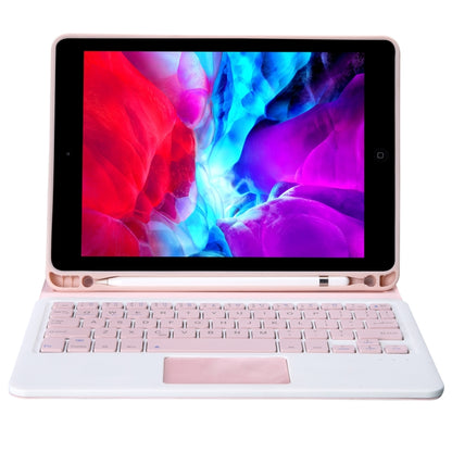 YT11B-A Detachable Candy Color Bluetooth Keyboard Leather Tablet Case with Touch Pad & Pen Slot & Holder for iPad Pro 11 inch 2021 (Pink) - For iPad Pro by buy2fix | Online Shopping UK | buy2fix