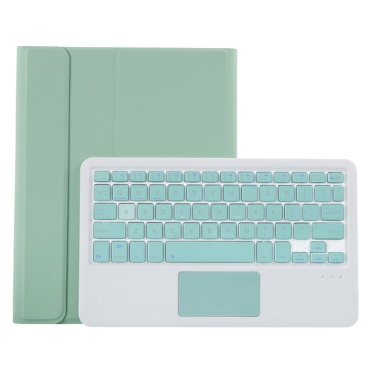 YT11B-A Detachable Candy Color Bluetooth Keyboard Leather Tablet Case with Touch Pad & Pen Slot & Holder for iPad Pro 11 inch 2021 (Light Green) - For iPad Pro by buy2fix | Online Shopping UK | buy2fix