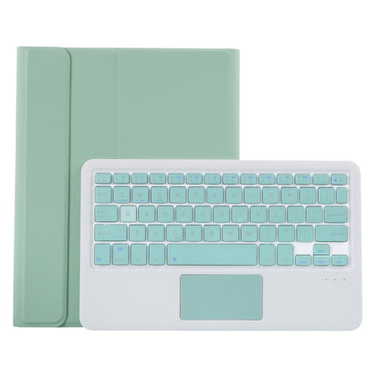 YT11B-A Detachable Candy Color Bluetooth Keyboard Leather Tablet Case with Touch Pad & Pen Slot & Holder for iPad Pro 11 inch 2021 (Light Green) - For iPad Pro by buy2fix | Online Shopping UK | buy2fix