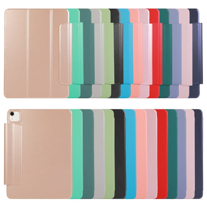 For iPad Air 13 2024 / Pro 12.9 2020 Double-sided Magnetic Flip PU Leather Tablet Case With Holder & Sleep / Wake-up Function(Light Pink) - iPad Pro 12.9 (2020) Cases by buy2fix | Online Shopping UK | buy2fix