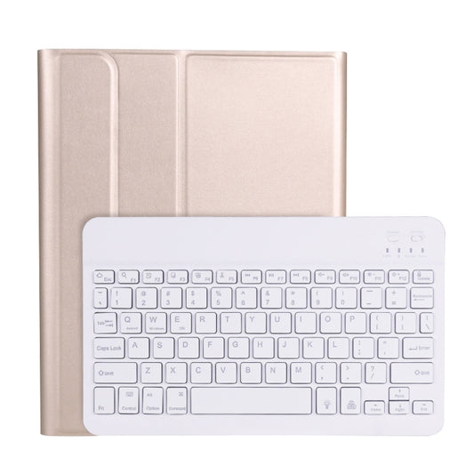 A11BS Ultra-thin ABS Detachable Bluetooth Keyboard Tablet Case with Backlight & Pen Slot & Holder for iPad Pro 11 inch 2021 (Gold) - For iPad Pro by buy2fix | Online Shopping UK | buy2fix