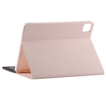 TG11BS Detachable Bluetooth Black Keyboard + Microfiber Leather Tablet Case for iPad Pro 11 inch (2020), with Backlight & Pen Slot & Holder(Pink) - For iPad Pro by buy2fix | Online Shopping UK | buy2fix