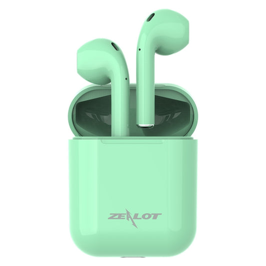 ZEALOT H20 TWS Bluetooth 5.0 Touch Wireless Bluetooth Earphone with Magnetic Charging Box, Support Stereo Call & Display Power in Real Time (Green) - TWS Earphone by ZEALOT | Online Shopping UK | buy2fix