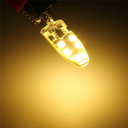 G4 2W 120LM Corn Light Bulb, 6 LED SMD 2835 Silicone, DC 12V(Warm White) - LED Blubs & Tubes by buy2fix | Online Shopping UK | buy2fix