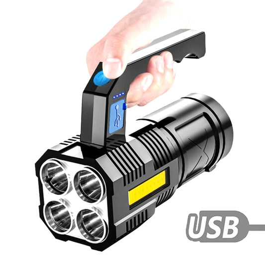 X508 Portable Rechargeable Long-range Multi-function COB LED Flashlight - LED Flashlight by buy2fix | Online Shopping UK | buy2fix