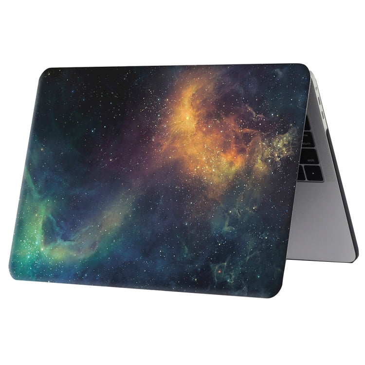 For 2016 New Macbook Pro 13.3 inch A1706 & A1708 Green Starry Sky Pattern Laptop Water Decals PC Protective Case - MacBook Pro Cases by buy2fix | Online Shopping UK | buy2fix