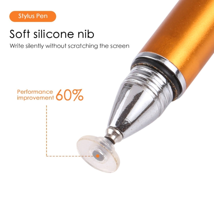 Universal Silicone Disc Nib Capacitive Stylus Pen (Gold) - Stylus Pen by buy2fix | Online Shopping UK | buy2fix