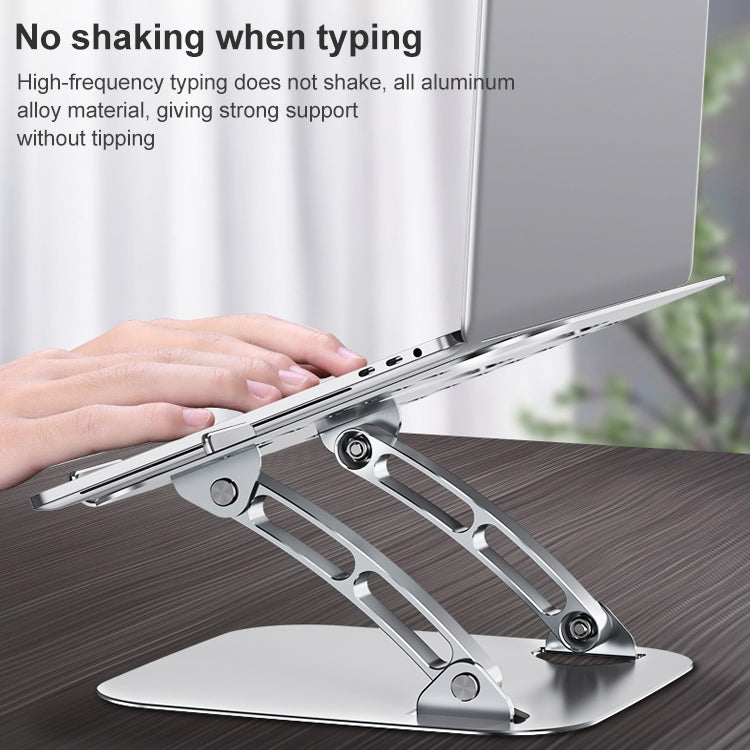 R-JUST HZ08 Two Holes Lifting Adjustable Laptop Holder - MacBook Holder by R-JUST | Online Shopping UK | buy2fix