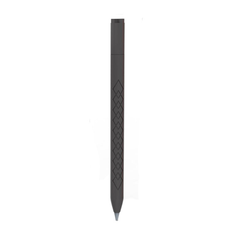 For Apple Pencil (USB-C) Diamond Pattern Silicone Stylus Pen Protective Case (Black) - Pencil Accessories by buy2fix | Online Shopping UK | buy2fix