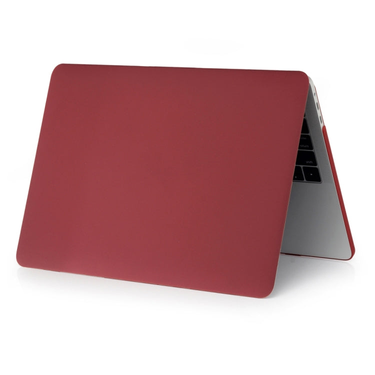 Laptop Frosted Style PC Protective Case for MacBook Pro 13.3 inch A1989 (2018) / A2159 / A2251 / A2289 / A2338(Wine Red) - MacBook Pro Cases by buy2fix | Online Shopping UK | buy2fix