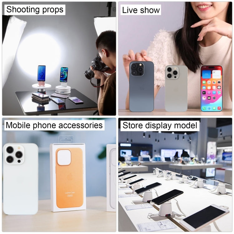 For iPhone 15 Pro Color Screen Non-Working Fake Dummy Display Model (White) - For iPhone & iPad by buy2fix | Online Shopping UK | buy2fix