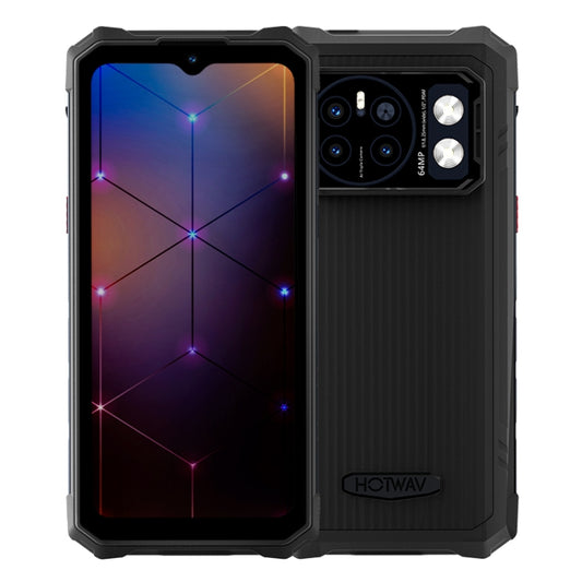 HOTWAV CYBER 13, IP68/IP69K Rugged Phone, 8GB+128GB, 10800mAh, 6.6 inch Android 14.0 Unisoc T606 Octa Core, Network: 4G, NFC, OTG (Black) - Other by HOTWAV | Online Shopping UK | buy2fix