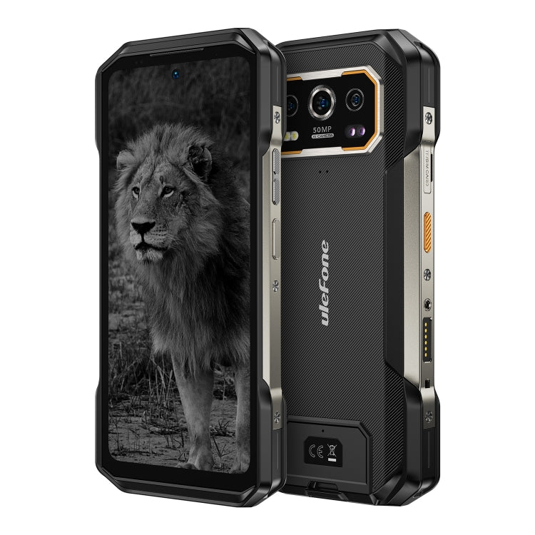 [HK Warehouse] Ulefone Armor 27 Pro Rugged Phone, 12GB+256GB, Night Vision, 10600mAh, 6.78 inch Android 14 MediaTek Dimensity 6300 Octa Core, Network: 5G, NFC (Black) - Ulefone by Ulefone | Online Shopping UK | buy2fix