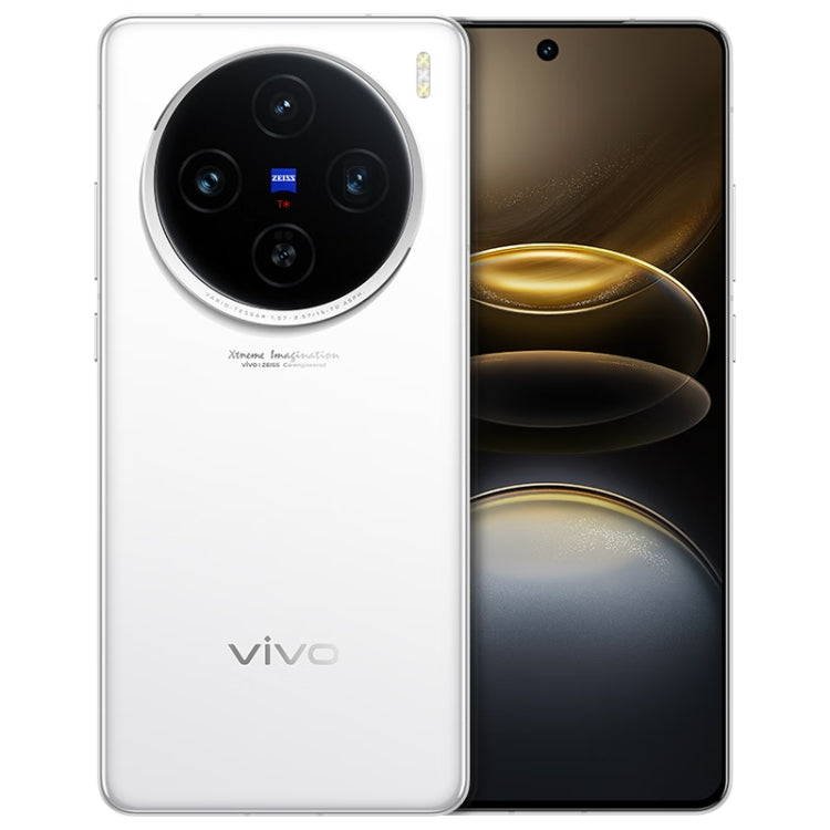 vivo X100s, Triple Back Cameras, 16GB+256GB, Face ID / Fingerprint Identification, 6.78 inch Android 14 OriginOS 4 Dimensity 9300+ Octa Core, OTG, NFC, Network: 5G, Support Google Play (White) - vivo by vivo | Online Shopping UK | buy2fix