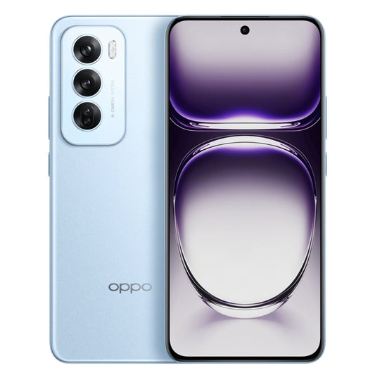 OPPO Reno12 AI Phone, 12GB+512GB, Screen Fingerprint, 6.7 inch ColorOS 14.1 Dimensity 8250 Octa Core up to 3.1GHz, NFC, OTG, Network: 5G (Blue) - OPPO by OPPO | Online Shopping UK | buy2fix