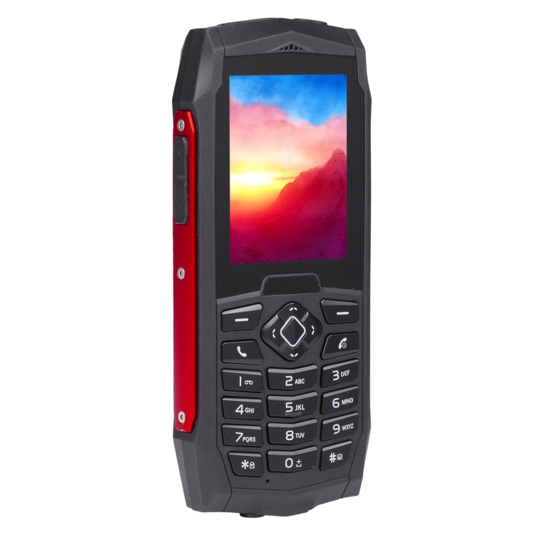 Rugtel R1D Rugged Phone, IP68 Waterproof Dustproof Shockproof, 2.4 inch, MTK6261D, 2000mAh Battery, Loud Box Speaker, FM, Network: 2G, Dual SIM (Red) - Others by Rugtel | Online Shopping UK | buy2fix