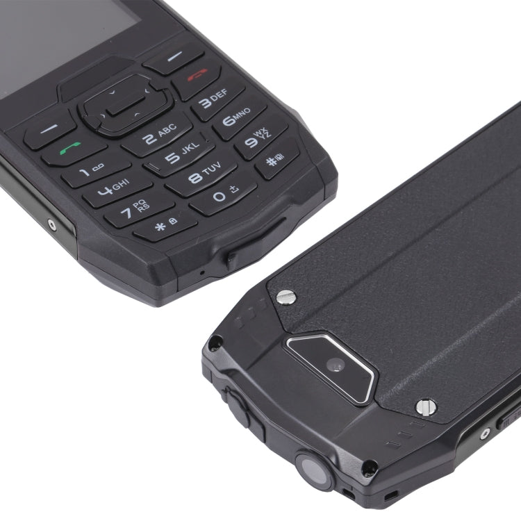 Rugtel R3C Rugged Phone, IP68 Waterproof Dustproof Shockproof, 2.8 inch, MTK6261D, 2000mAh Battery, SOS, FM, Dual SIM(Black) - Others by Rugtel | Online Shopping UK | buy2fix