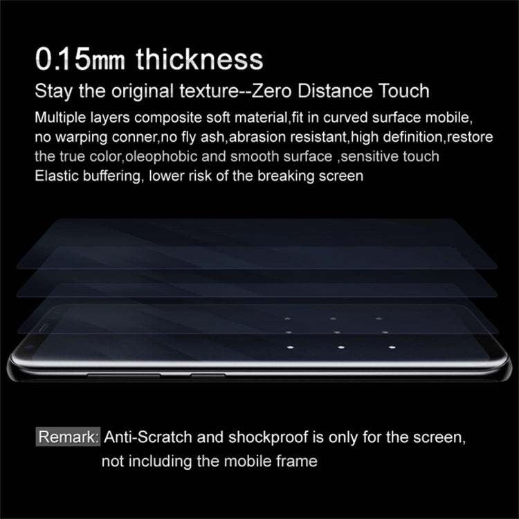 2 PCS IMAK 0.15mm Curved Full Screen Protector Hydrogel Film Front Protector for Sony Xperia 10 - Others by imak | Online Shopping UK | buy2fix
