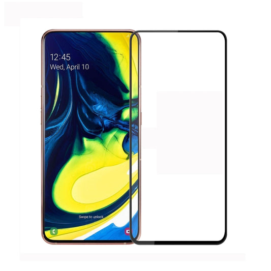 MOFI 9H 3D Explosion-proof Curved Screen Tempered Glass Film for Galaxy A80 / A90 (Black) - Galaxy Tempered Glass by MOFI | Online Shopping UK | buy2fix