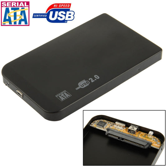 2.5 inch SATA HDD External Case, Size: 126mm x 75mm x 13mm (Black) - HDD Enclosure by buy2fix | Online Shopping UK | buy2fix