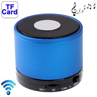 Bluetooth 2.1 Mini Stereo Speaker for iPhone 5 / iPhone 4 & 4S / iPad 4 / New iPad / iPad mini / mini 2 Retina, Built-in Rechargeable Battery, Support TF Card(Blue) - Desktop Speaker by buy2fix | Online Shopping UK | buy2fix