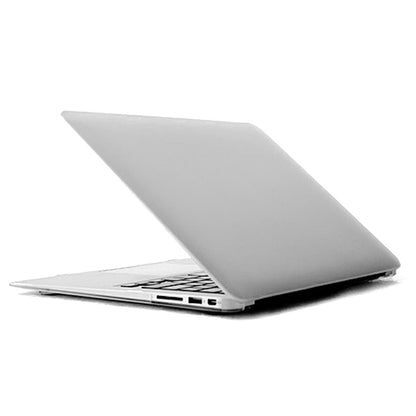 ENKAY for MacBook Air 13.3 inch (US Version) 4 in 1 Frosted Hard Shell Plastic Protective Case with Screen Protector & Keyboard Guard & Anti-dust Plugs(White) - MacBook Air Cases by ENKAY | Online Shopping UK | buy2fix