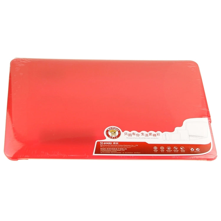 ENKAY for Macbook Pro 15.4 inch (US Version) / A1286 Hat-Prince 3 in 1 Frosted Hard Shell Plastic Protective Case with Keyboard Guard & Port Dust Plug(Red) - MacBook Pro Cases by ENKAY | Online Shopping UK | buy2fix