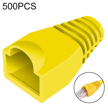 Network Cable Boots Cap Cover for RJ45, Green (500 pcs in one packaging , the price is for 500 pcs)(Yellow) - Lan Cable and Tools by buy2fix | Online Shopping UK | buy2fix