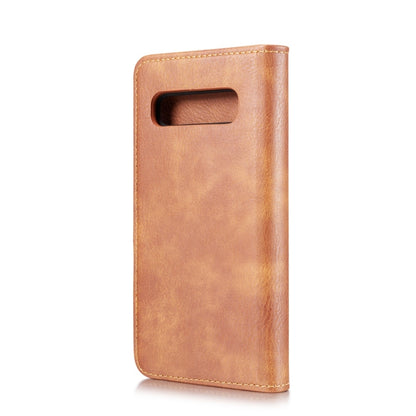 DG.MING Crazy Horse Texture Flip Detachable Magnetic Leather Case for Samsung Galaxy S10, with Holder & Card Slots & Wallet(Brown) - Galaxy Phone Cases by DG.MING | Online Shopping UK | buy2fix