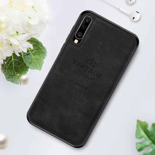 PINWUYO Shockproof Waterproof Full Coverage PC + TPU + Skin Protective Case for Galaxy A70 (Black) - Galaxy Phone Cases by PINWUYO | Online Shopping UK | buy2fix