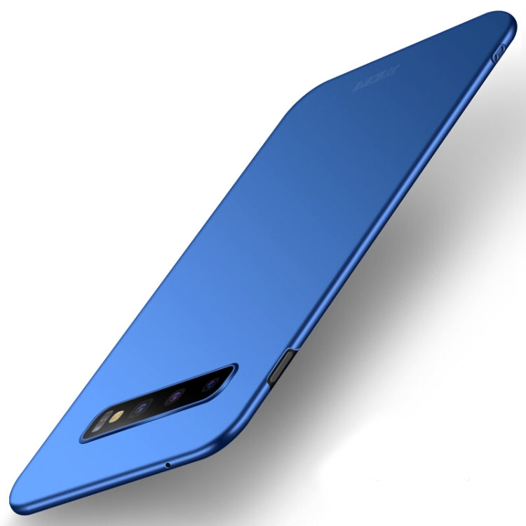 MOFI Frosted PC Ultra-thin Full Coverage Case for Galaxy S10(Blue) - Galaxy Phone Cases by MOFI | Online Shopping UK | buy2fix