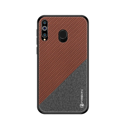 PINWUYO Honors Series Shockproof PC + TPU Protective Case for Galaxy M30 (Brown) - Galaxy Phone Cases by PINWUYO | Online Shopping UK | buy2fix