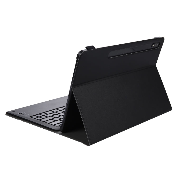 A970 Detachable Bluetooth Keyboard Ultrathin Horizontal Flip Leather Tablet Case for Samsung Galaxy Tab S7 FE T730 / T736 / S7+ T970 / T975 / T976(Black) - Samsung Keyboard by buy2fix | Online Shopping UK | buy2fix