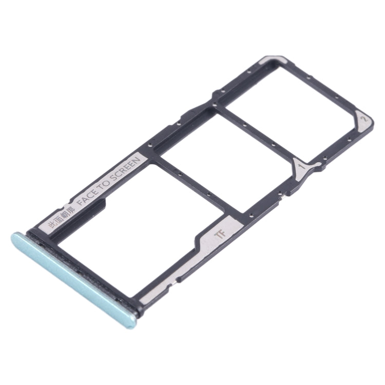 For Xiaomi Redmi Note 12 4G SIM Card Tray + SIM Card Tray + Micro SD Card Tray (Green) - Card Tray by buy2fix | Online Shopping UK | buy2fix