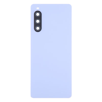 For Sony Xperia 10 V Original Battery Back Cover with Camera Lens Cover(Purple) - Back Cover by buy2fix | Online Shopping UK | buy2fix