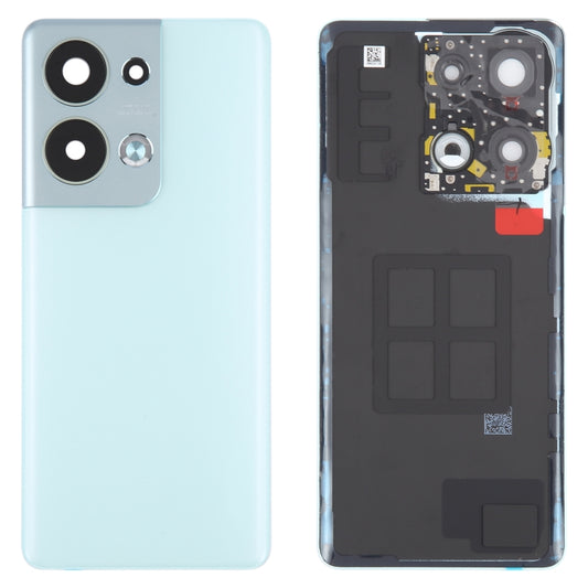 For OPPO Reno9 Pro+ Original Battery Back Cover with Camera Lens Cover(Blue) - Back Cover by buy2fix | Online Shopping UK | buy2fix