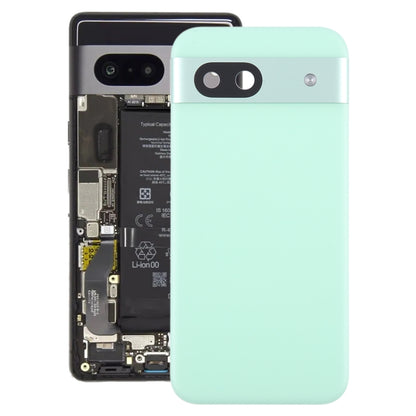 For Google Pixel 8a Original Battery Back Cover with Camera Lens Cover(Green) - Back Cover by buy2fix | Online Shopping UK | buy2fix